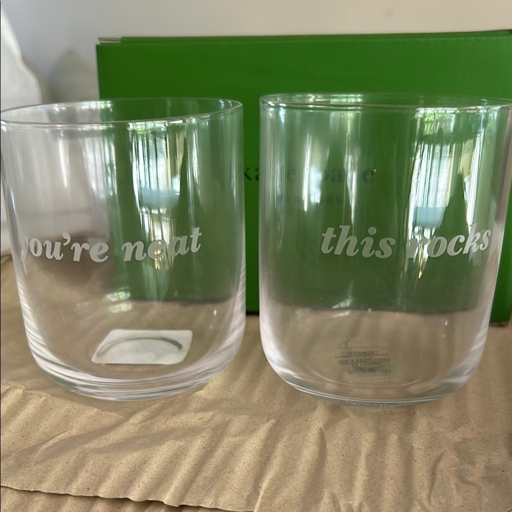 Kate Spade Glass Set